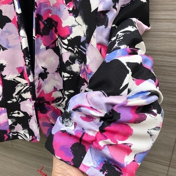Evan-Picone Floral Blazer Size 10 NWT - Picture 9 of 11